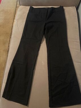 Black Pinstripe Dress Pants